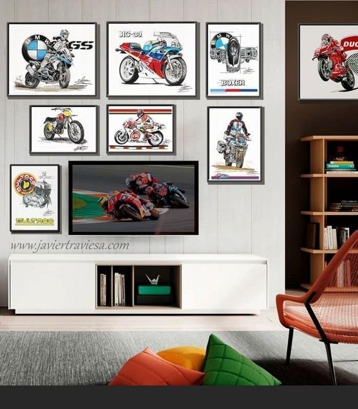 1431-dibujos-de-motos-by-Javier-Traviesa.jpg POSTER HUSQVARNA 400 CROSS