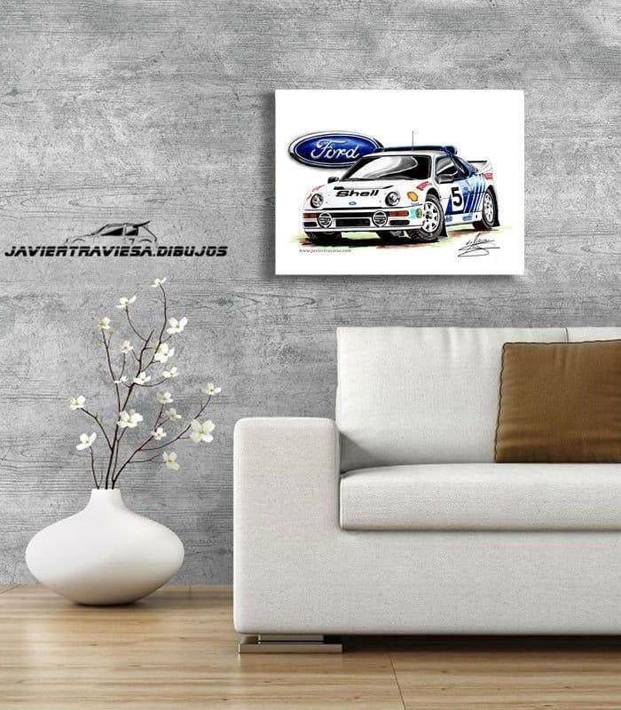 593-Poster-FORD-RS200-GRUPO-B.jpg Poster FORD RS200 GRUPO B