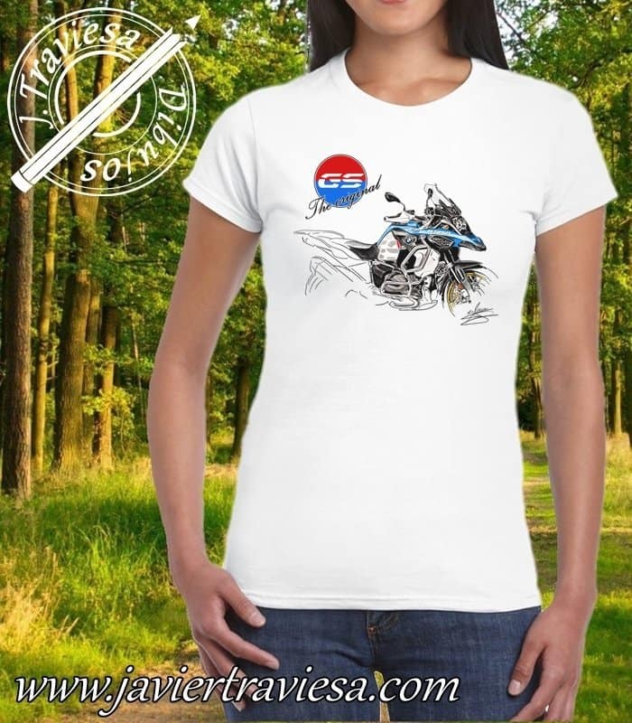 CAMISETA-BLANCA-CHICA-BMW-R1250GS-THE-ORIGINAL.jpg CAMISETA MUJER MOTO BMW R1250 GS THE ORIGINAL