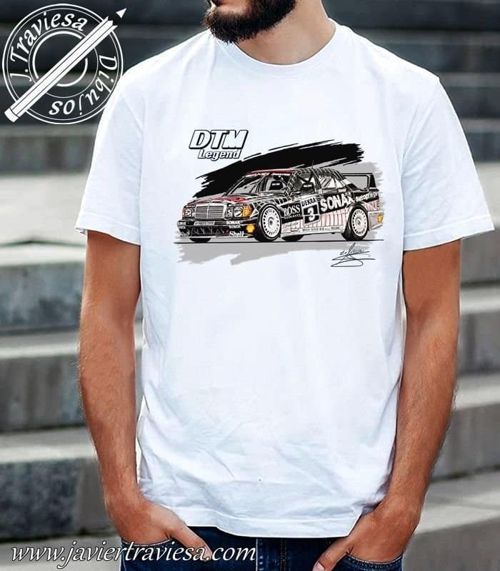 CAMISETA-BLANCA-MERCEDES-190-DTM.jpg CAMISETA MERCEDES 190 DTM KLAUS LUDWIG